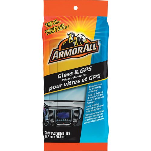 Glass & GPS Cleaning Wipes Action Paper