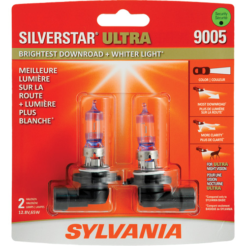 9005 Ampoule de feu avant SilverStar Ultra, Halog&egrave;ne, 65 W, Blanc Action Paper