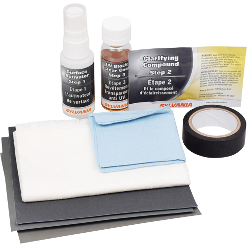 Headlight Restoration Kit Action Paper