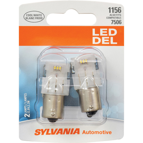 1156 Mini Automotive Bulb, LED, 12.8 W/2.3 W, White Action Paper