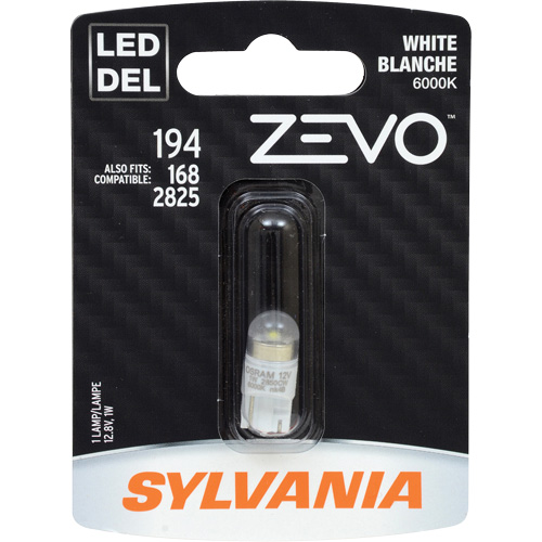 195 Zevo&reg; Mini Automotive Bulb, LED, 0.7 W, White Action Paper