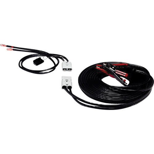 Heavy-Duty Fully Insulated Clamps with Side Terminal Adapters, 4 AWG, 500 A, 25' Cable Action Paper