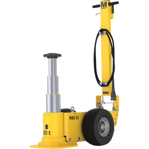 Mammut 3-Stage Jack, 88 Ton(s), Air Hydraulic Action Paper