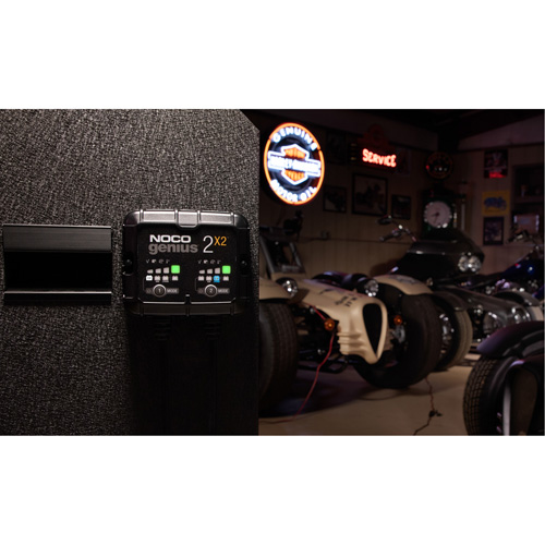 Chargeur de batterie 2 sorties de 4 A Genius 2X2 Action Paper