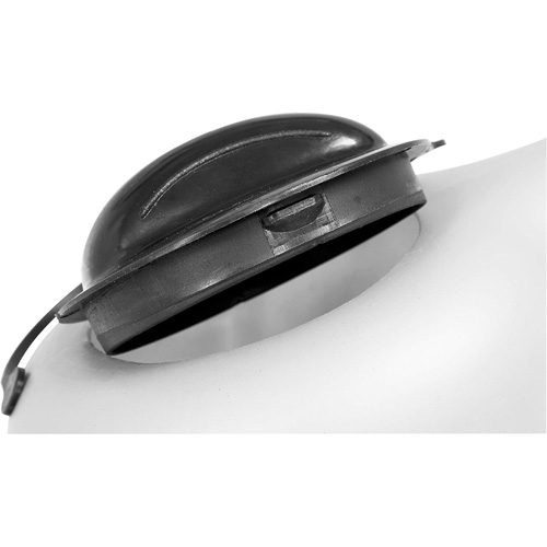 Oil Dispenser with Lid & Cap, Plastic, 8 qt Capacity Action Paper