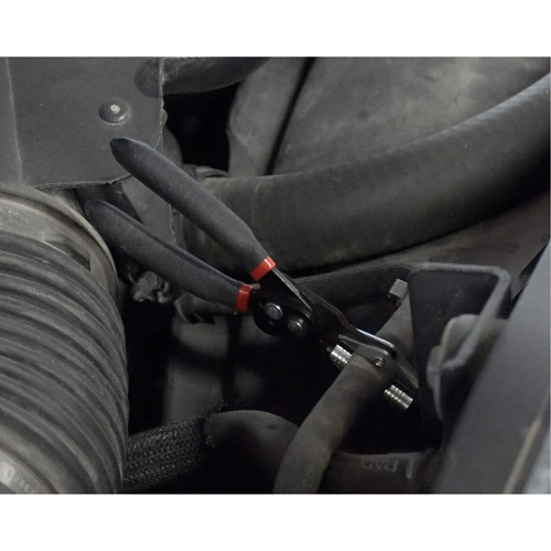 Small Hose Pinch-off Pliers Action Paper