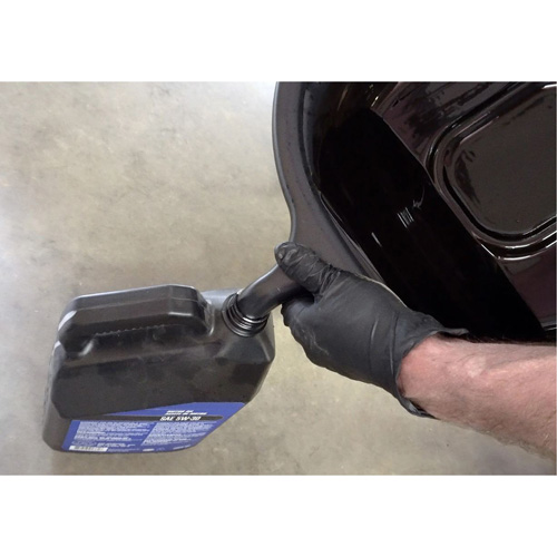 Black Oval Drain Pan Action Paper