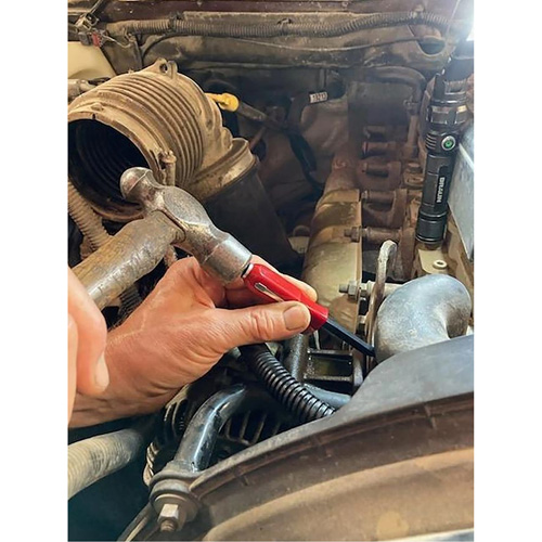 Barre-levier avec extr&eacute;mit&eacute; de frappe, 1/4" la x 5" lo Action Paper