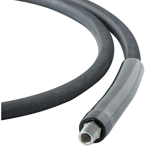 Hose, Hydraulic, Rubber, 1/4" dia. x 10', 10000 PSI, 3/8 NPT Action Paper