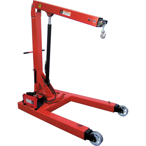 Grue pneumatique hydraulique pour sol, Capacit&eacute; 6000 lb (3 tonnes) Action Paper