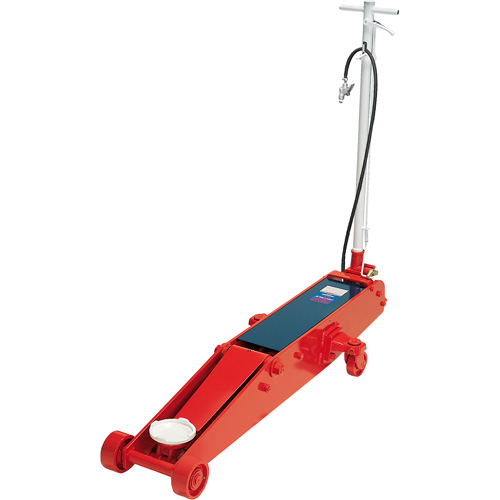 Floor Jack, 10 Ton(s) Capacity, 6-1/8" Lowered, 27-1/4" Raised, Air Hydraulic Action Paper