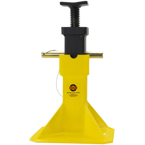 Jack Stands with Adjustable Screw Top Saddle, Locking Pin, 15-1/2" - 20-1/2" H Action Paper