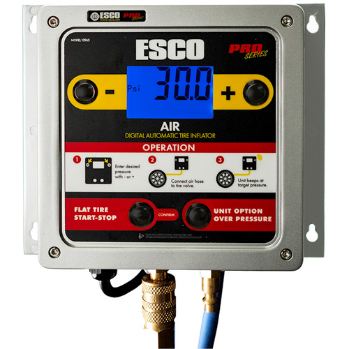 Digital Wall-Mounted Aluminum Tire Inflator Action Paper