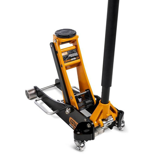 Aluminum Racing Jack, 2 Ton(s) Capacity, 3-1/4" Lowered, 18-1/2" Raised, Manual Hydraulic Action Paper