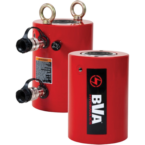 High Tonnage Hydraulic Cylinder, 3.94" Stroke, 100 Ton(s) Capacity, 10000 PSI Action Paper