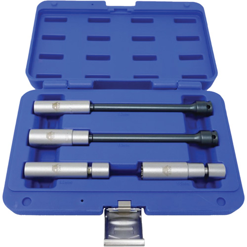 4-Piece Euro Spark Plug Swivel Socket Set, 3/8" Drive Action Paper