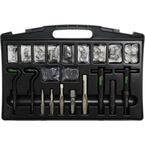 Ensemble d'atelier pour la r&eacute;paration des filetages de bougies d'allumage Action Paper