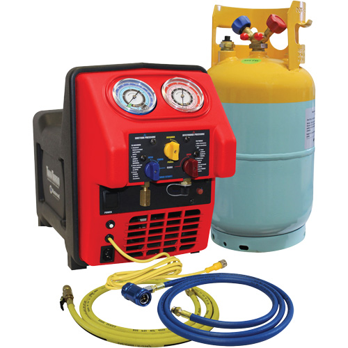 Spark Free Twin Turbo Refrigerant Recovery Machine For R1234Yf Action Paper