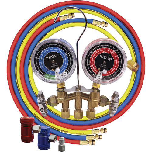 Jeu de manom&egrave;tres collecteurs en laiton avec coupleurs Action Paper