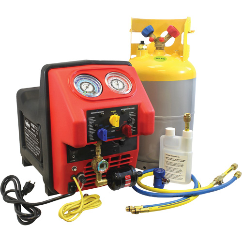 Spark Free Twin Turbo Refrigerant Recovery Machine Action Paper