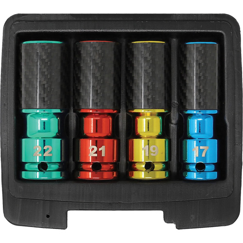 Lug Socket Set with Carbon Fiber Sleeves Action Paper
