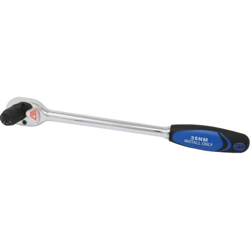 Torque Limiting Ratchet Wrench, 3/8" Drive, Cushion Grip Handle Action Paper