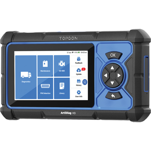 Outil de diagnostic robuste 5" ArtiDiag HD avec fonctions d'entretien Action Paper