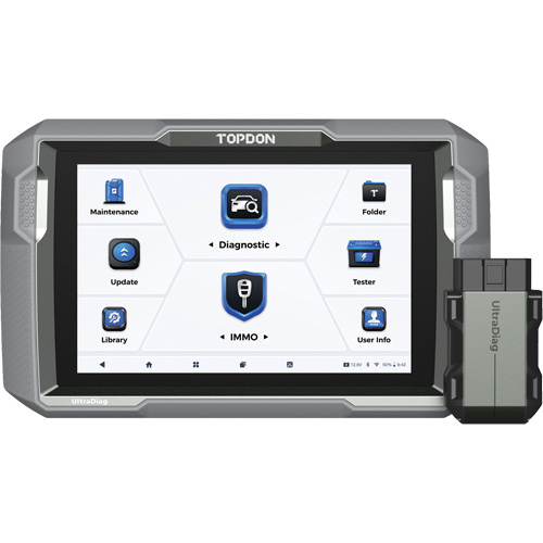 Outil de diagnostic et programmation des cl&eacute;s UltraDiag 8" avec commandes bidirectionnelles Action Paper