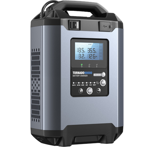 Alimentation stable 90 A et chargeur intelligent 12 V/24 V Tornado90000 Action Paper