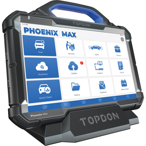 Outil de diagnostic Phoenix Max de niveau &eacute;quipement original de 13,3" avec station daccueil et oscilloscope &agrave; 4 voies Action Paper