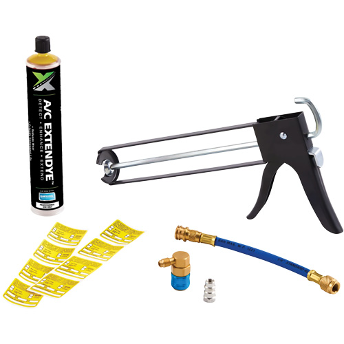 Trousse d'injection ExtenDye Spotgun pour syst&egrave;me de climatisation Action Paper