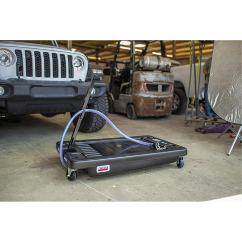 Drain d'huile portable en polypropyl&egrave;ne &agrave; profil bas Action Paper