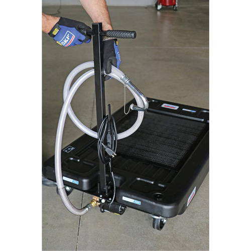 Low Profile Truck Drain with Electric Pump Action Paper