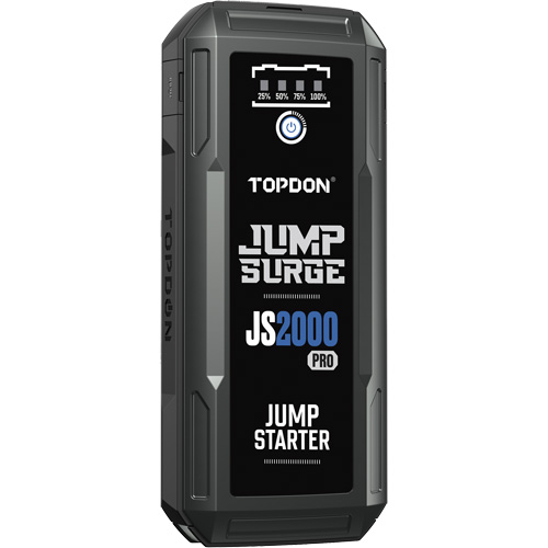 JumpSurge2000Pro 2500 Peak Amp Battery Jump Starter, Power Bank & Flashlight Action Paper