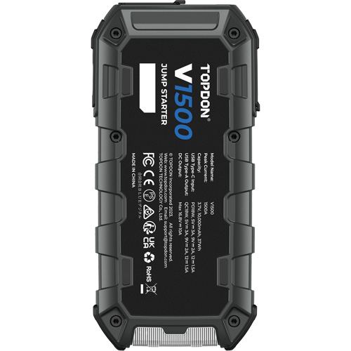 V1500 Jump Starter, Booster, Power Bank & Flashlight Action Paper