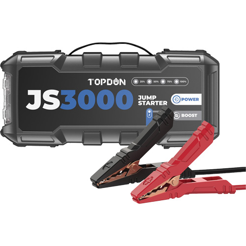 JumpSurge3000 Battery Jump Starter, Power Bank & Flashlight Action Paper