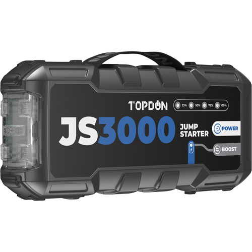 JumpSurge3000 Battery Jump Starter, Power Bank & Flashlight Action Paper
