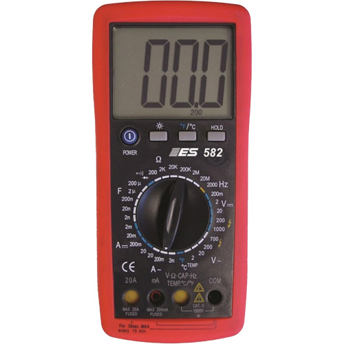 Deluxe Digital Multimeter with Amp Shutters Action Paper