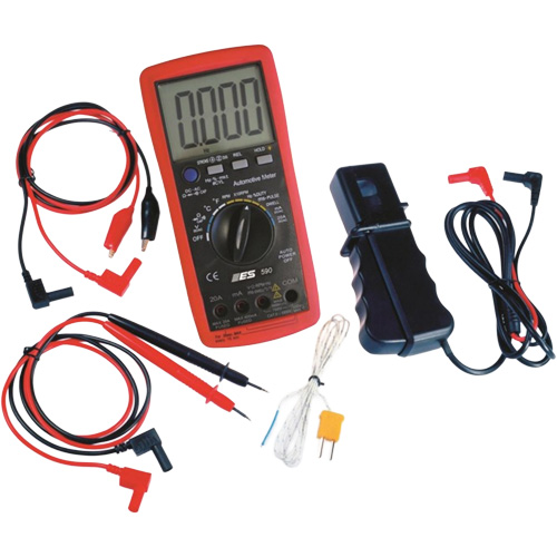 Pro Automotive Digital Multimeter with Case Action Paper