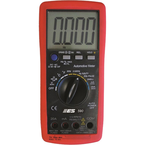 Pro Automotive Digital Multimeter with Case Action Paper