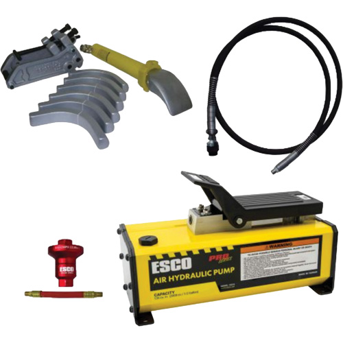 Ensemble de t&ecirc;te de brise-talon pour pneus g&eacute;ants avec pompe hydraulique de 1/2 gallon Action Paper