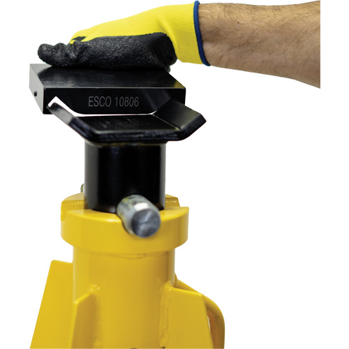 Adaptateur &agrave; dessus plat pour supports de v&eacute;rin ESCO de style haut de 20 et 25 tonnes Action Paper