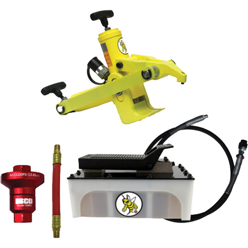Ensemble de brise-talon de style combin&eacute; Yellow Jackit Action Paper