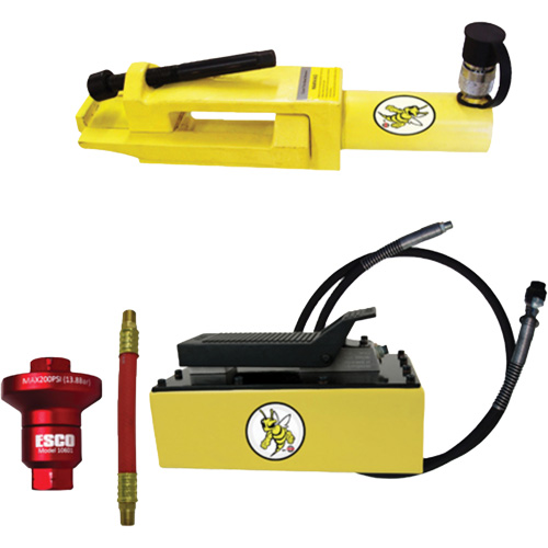Yellow Jackit Giant Tire/Earthmover Bead Breaker Kit Action Paper