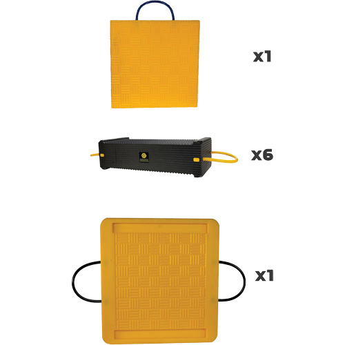 Ensemble de syst&egrave;me de sout&egrave;nement en composite CribLok 8 mcx Action Paper