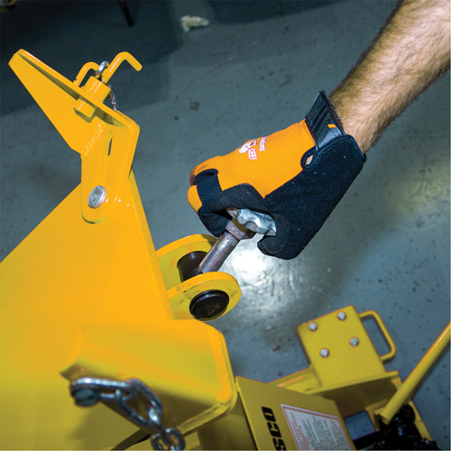 Yellow Jackit Transmission Jack, 2.2 Ton(s) Lifting Capacity Action Paper