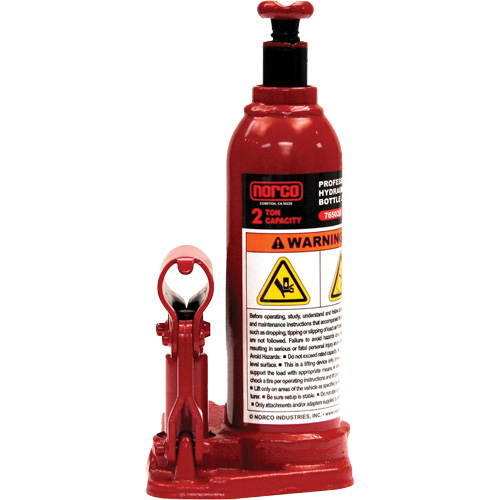 Professional Hydraulic Bottle Jack, 2 Ton(s), 14-1/2" Raised Height Action Paper