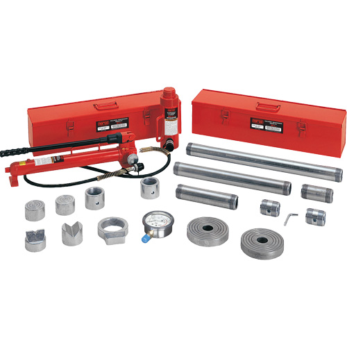 20-Ton Capacity Collision/Maintenance Repair Kit with Forged Adapters Action Paper