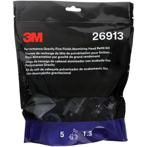 Performance Gravity Fine Finish Atomizing Head - Green Action Paper