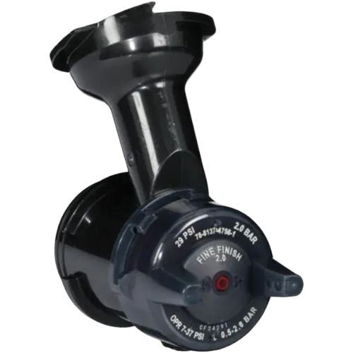 Performance Gravity Fine Finish Atomizing Head - Red Action Paper
